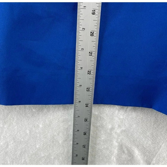 J.Crew Tank Top Women's 0 Royal Blue V Neck Racerback Adjustable Spaghetti Strap - Picture 4 of 10